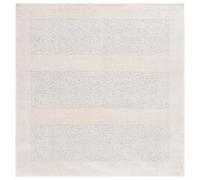 Safavieh Tapis géométrique pour Salon, Salle à Manger, Chambre à Coucher - Melody Collection - Poils Courts, Ivoire et Gris, 183 x 274 cm