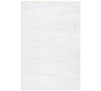 Safavieh Tapis Géométrique pour Salon, Salle à Manger, Chambre à Coucher - Whisper Collection, Tapis à Poil Court, Ivoire, 91 x 152 cm