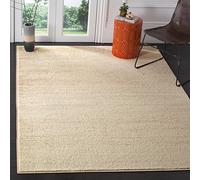 Safavieh Tapis Moderne ombré pour Salon, Salle à Manger, Chambre à Coucher - Collection Adirondack, Poils Courts, Champagne et crème, 183 x 274 cm