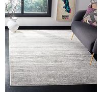 SAFAVIEH Tapis Moderne pour Salon, Salle à Manger, Chambre à Coucher - Adirondack Collection, Tapis à Poil Court, Ivoire et Argent, 122 X 183 cm