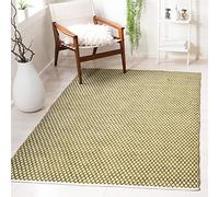 SAFAVIEH Tapis Moderne Pour Salon, Salle à manger, Chambre à coucher - Boston Collection, Tapis à poil court, Olive, 152 X 244 cm