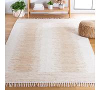 SAFAVIEH Tapis Moderne Pour Salon, Salle à manger, Chambre à coucher - Montauk Collection, Tapis à poil court, Beige, 183 X 274 cm