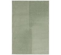 SAFAVIEH Tapis Moderne pour Salon, Salle à Manger, Chambre à Coucher - Selena Collection, Tapis à Poil Court, Vert, 122 X 183 cm