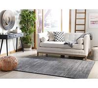 SAFAVIEH Tapis Moderne Pour Salon, Salle à manger, Chambre à coucher - Vision Collection, Tapis à poil court, Gris, 155 X 229 cm