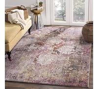 Safavieh Tapis Multi-Usage intérieur/extérieur en polypropylène tissé Rose/Gris 200 x 300 cm