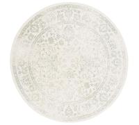 SAFAVIEH Tapis Rond 91 cm Rond - Adirondack Collection - Transitionnel Design, Ivoire & Sauge, Mélange Synthétique Entretien Facile, Idéal pour Salon, Chambre, Bureau (ADR109V)