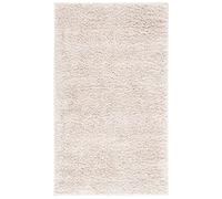 Safavieh Tapis Shag pour Salon, Salle à Manger, Chambre à Coucher - August Shag Collection, Tapis à Poil Court, Beige, 61 x 91 cm