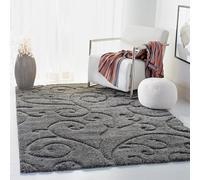 Safavieh SG455 Grand Tapis de Salon rectangulaire pour Une Utilisation en intérieur, Polypropylène, Gris, 200 X 300 cm