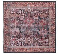Safavieh Tapis Traditionnel - Lavable en Machine et Antidérapant - Optimal pour Les Zones à Fort Passage - Tucson Collection, Tapis à Poil Court, Beige et Gris, 120 X 180 Cm