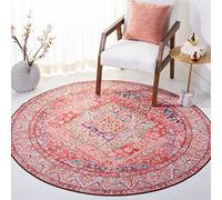 Safavieh Tapis Traditionnel - Lavable en Machine et Antidérapant - Optimal pour Les Zones à Fort Passage - Tucson Collection, Tapis à Poil Court, Beige et Gris, 120 X 180 Cm