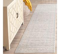 SAFAVIEH Tapis Traditionnel Pour Salon, Salle à manger, Chambre à coucher - Archive Collection, Tapis à poil court, Gris et gris clair, 66 X 244 cm