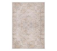 Safavieh Tapis Traditionnel pour Salon, Salle à Manger, Chambre à Coucher - Atlas Collection, Tapis à Poil Court, Camel et Pierre, 99 X 160 cm