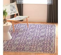 SAFAVIEH Tapis Traditionnel Pour Salon, Salle à manger, Chambre à coucher - Cambridge Collection, Tapis à poil court, Mauve et Ivoire, 183 X 274 cm