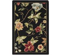 Safavieh Tapis Traditionnel pour Salon, Salle à Manger, Chambre à Coucher - Chelsea Collection, Tapis à Poil Court, Noir et Multicolore, 50 x 75 cm