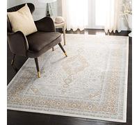SAFAVIEH Tapis Traditionnel Pour Salon, Salle à manger, Chambre à coucher - Isabella Collection, Tapis à poil court, Crème et beige, 183 X 274 cm