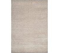 SAFAVIEH Tapis Traditionnel Pour Salon, Salle à manger, Chambre à coucher - Kensington Collection, Tapis à poil court, Gris, 183 X 274 cm