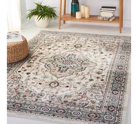Safavieh Tapis Traditionnel pour Salon, Salle à Manger, Chambre à Coucher - Lyndhurst Collection, Tapis à Poil Court, Crème et Beige, 120 x 180 cm