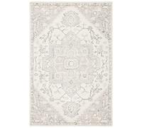 Safavieh Tapis Traditionnel pour Salon, Salle à Manger, Chambre à Coucher - Micro-Loop Collection, Tapis à Poil Court, Ivoire et Beige, 65 x 300 cm