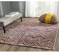SAFAVIEH Tapis Traditionnel Pour Salon, Salle à manger, Chambre à coucher - Nantucket Collection, Tapis à poil court, Multi, 183 X 274 cm