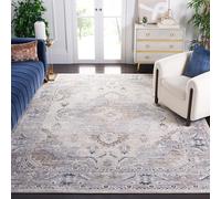 SAFAVIEH Tapis Traditionnel pour Salon, Salle à Manger, Chambre à Coucher - Oregon Collection, Tapis à Poil Court, Beige et Gris, 201 X 262 cm