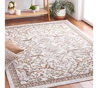 SAFAVIEH Tapis Traditionnel pour Salon, Salle à Manger, Chambre à Coucher - Palma Collection, Poils Courts, Beige et Brun, 244 X 305 cm