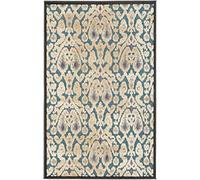 SAFAVIEH Tapis Traditionnel Pour Salon, Salle à manger, Chambre à coucher - Paradise Collection, Tapis à poil court, Jaune clair et anthracite, 79 X 122 cm