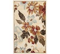 SAFAVIEH Tapis Traditionnel Pour Salon, Salle à manger, Chambre à coucher - Paradise Collection, Tapis à poil court, Crème et Multi, 79 X 122 cm