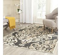 SAFAVIEH Tapis Traditionnel Pour Salon, Salle à manger, Chambre à coucher - Paradise Collection, Tapis à poil court, Pierre et Anthracite, 160 X 229 cm