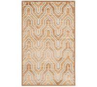 SAFAVIEH Tapis Traditionnel Pour Salon, Salle à manger, Chambre à coucher - Paradise Collection, Tapis à poil court, Taupe et Multi, 79 X 122 cm