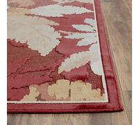 SAFAVIEH Tapis Traditionnel Pour Salon, Salle à manger, Chambre à coucher - Paradise Collection, Tapis à poil court, Rouge et Multi, 79 X 122 cm