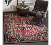 Safavieh Tapis Traditionnel pour Salon, Salle à Manger, Chambre à Coucher - Persian Collection, Tapis à Poil Court, Rouge et Multi, 244 X 305 cm