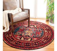 SAFAVIEH Tapis Traditionnel pour Salon, Salle à Manger, Chambre à Coucher - Persian Collection, Tapis à Poil Court, Rouge et Multi, 160 X 160 cm