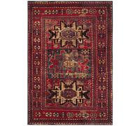 Safavieh Tapis Traditionnel pour Salon, Salle à Manger, Chambre à Coucher - Persian Collection, Tapis à Poil Court, Rouge et Multi, 61 x 91 cm