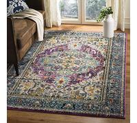 Safavieh Tapis Traditionnel pour Salon, Salle à Manger, Chambre à Coucher - Persian Collection, Tapis à Poil Court, Rouge et Multi, 160 X 229 cm