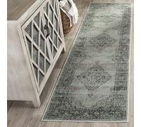 SAFAVIEH Tapis Traditionnel Pour Salon, Salle à manger, Chambre à coucher - Vintage Collection, Tapis à poil court, Bleu clair, 99 X 170 cm