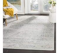 SAFAVIEH Tapis Traditionnel Pour Salon, Salle à manger, Chambre à coucher - Vintage Collection, Tapis à poil court, Bleu clair, 201 X 279 cm