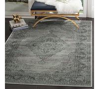 SAFAVIEH Tapis Traditionnel Pour Salon, Salle à manger, Chambre à coucher - Vintage Collection, Tapis à poil court, Bleu clair, 244 X 340 cm