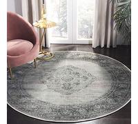 SAFAVIEH Tapis Traditionnel Pour Salon, Salle à manger, Chambre à coucher - Vintage Collection, Tapis à poil court, Bleu clair, 183 X 183 cm