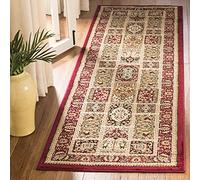 Safavieh Tapis Traditionnel, Tissé Polypropylène Tapis de couloir en Multicolore / Rouge, 62 X 240 cm