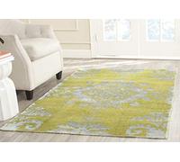 Safavieh Trendy STW235 Tapis rectangulaire d'intérieur, fabriqué à la Main, en Chartreuse, 122 x 183 cm