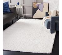 Safavieh Zoe Tapis Polypropylène/Jute/Polyester/Coton Blanc 91 X 152 cm