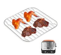 SafBbcue Grille à fumée pour Four à Pizza Portable d'extérieur Ninja OO101 8 en 1, série Ninja Woodfire OO100, Support de rôtissoire en Acier Inoxydable 304 pour pièces Ninja OO101