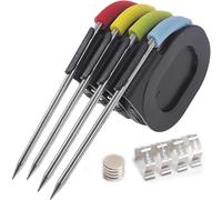 SafBbcue Lot de 4 sondes de température de rechange iGrill Pro pour barbecues Weber iGrill Mini iGrill 2 iGrill 3 Genesis & Spirit et autres barbecues à gaz et granulés