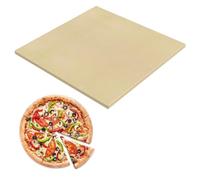 SafBbcue Pierre à pizza carrée en cordiérite : idéale pour Ooni Koda & Fyra 12, four à pizza Uuni, 33,5 x 33,5 x 1,1 cm