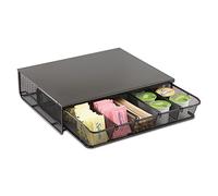 Safco 3274BL Onyx - Organiseur maille métallique avec 1 tiroir - Noir