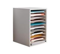 Safco Products 9419GR Trieur Vertical de Bureau, 11 Compartiments, Gris