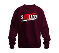 SAFDLADEN Sweatshirt AfD Critique Politique Déclaration Pull Bordeaux Taille 3XL