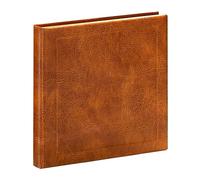 SAFE 1005 Maxialbum pour cartes postales en cuir brun pour cartes postales/vues (vide) - place pour env. 400 cartes postales/vues
