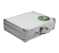 Safe 172 ALU Valise pour Monnaies 6 Plateaux 6334 pour 180 Monnaies jusqu'à 32 mm & 2 Euro Monnaies commémoratives dans des Capsules de Monnaies