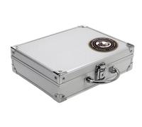 SAFE 176 malette numismatique aluminium (vide) | pour 200 pièces de différents diamètres